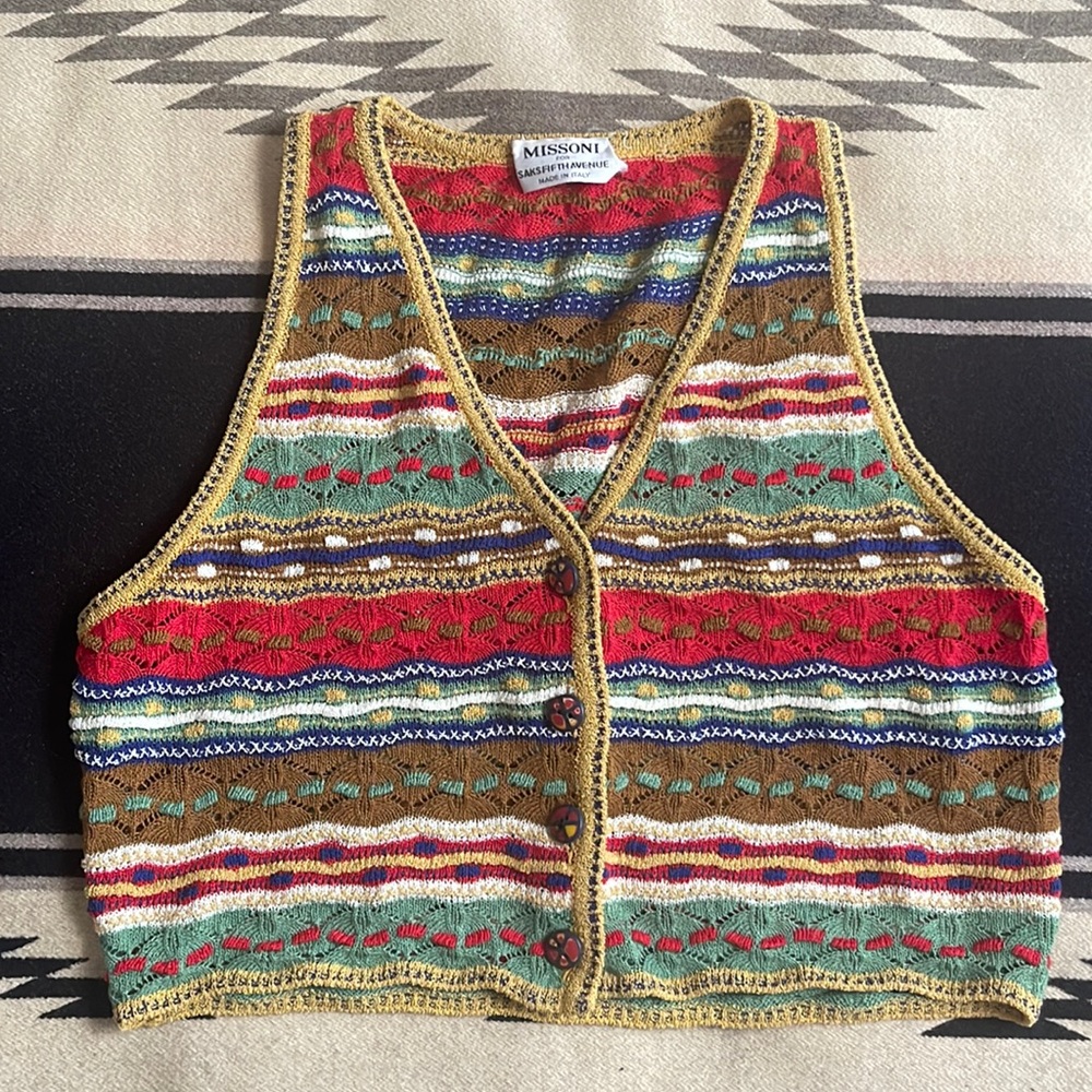 Vintage Missoni Knit Vest